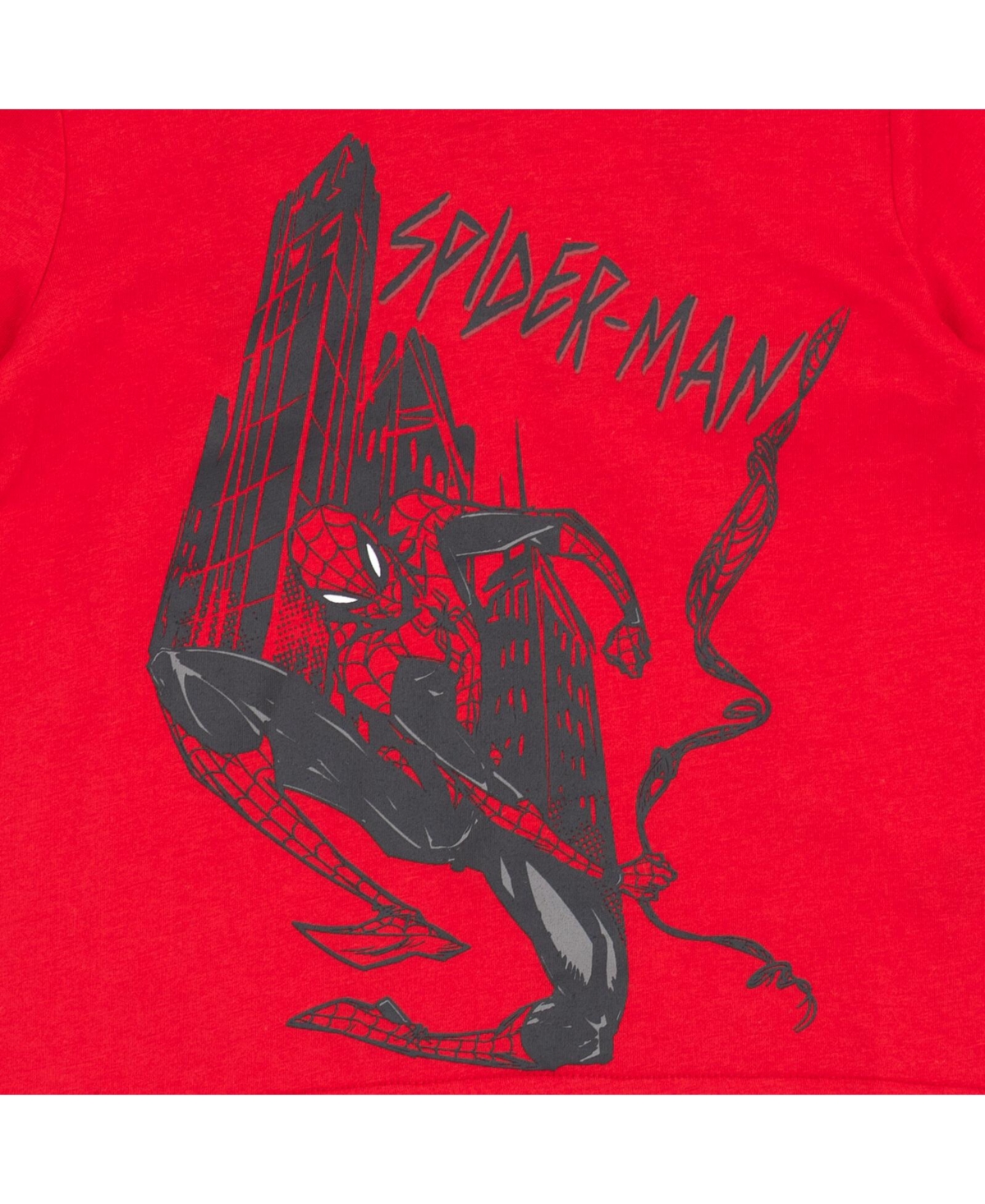 Marvel Boys Spider-Man Cosplay T-Shirt and Mesh Shorts Outfit Set to - Spider-man