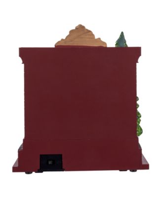 Peanuts Battery-Operated Musical Fireplace Table Piece, 6 Inches