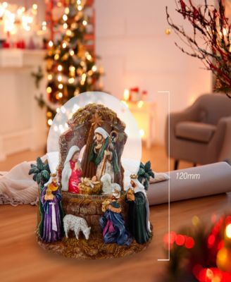 120mm Musical Nativity Water Globe