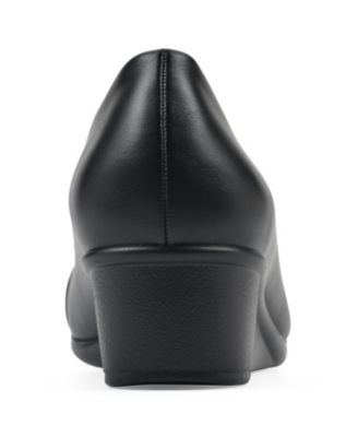 Women's Bolivia Cap Toe Wedge Pumps