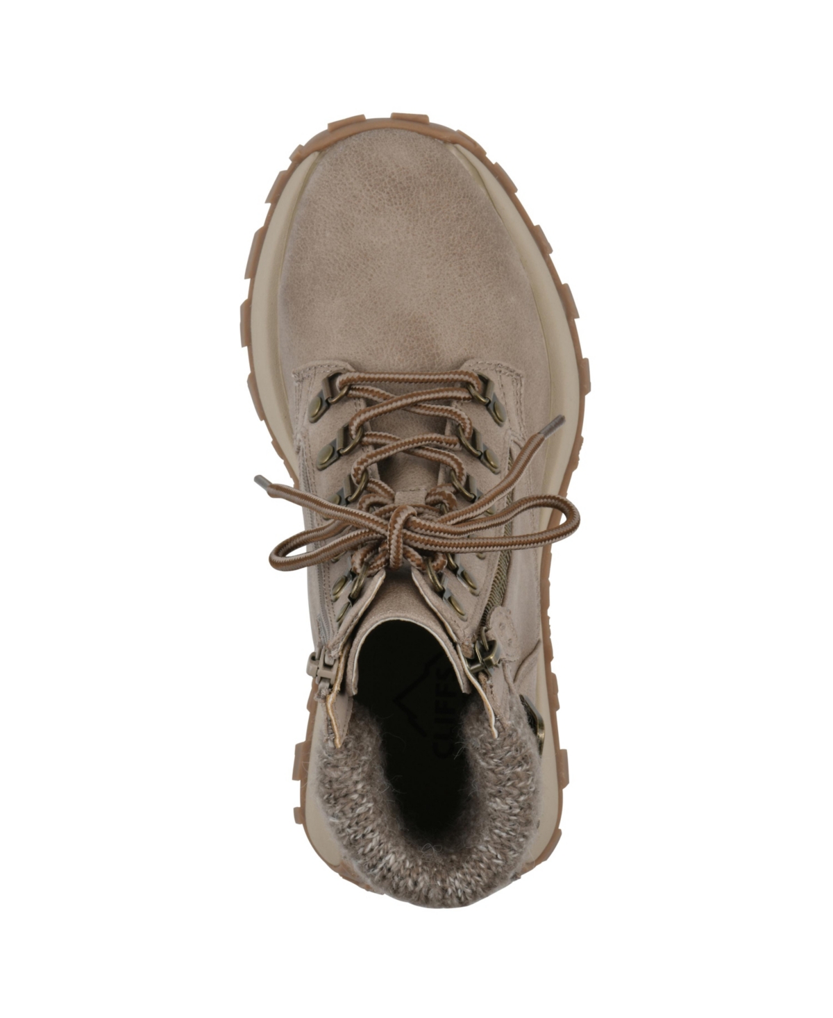 Cliffs by White Mountain Women's Tracking Lace-Up Sneaker Boots