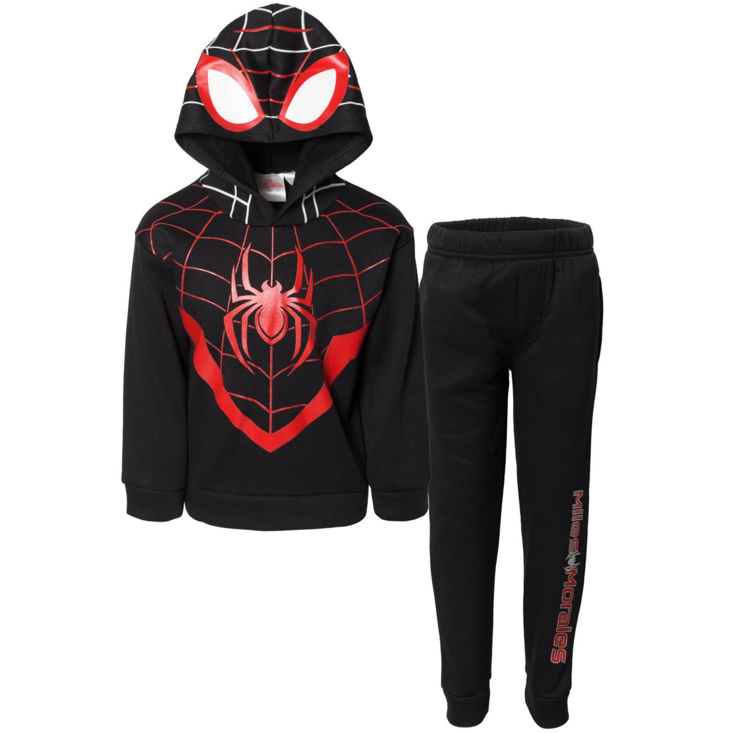 Boys Marvel Avengers Fleece Athletic Pullover Hoodie and Pants Outfit Set