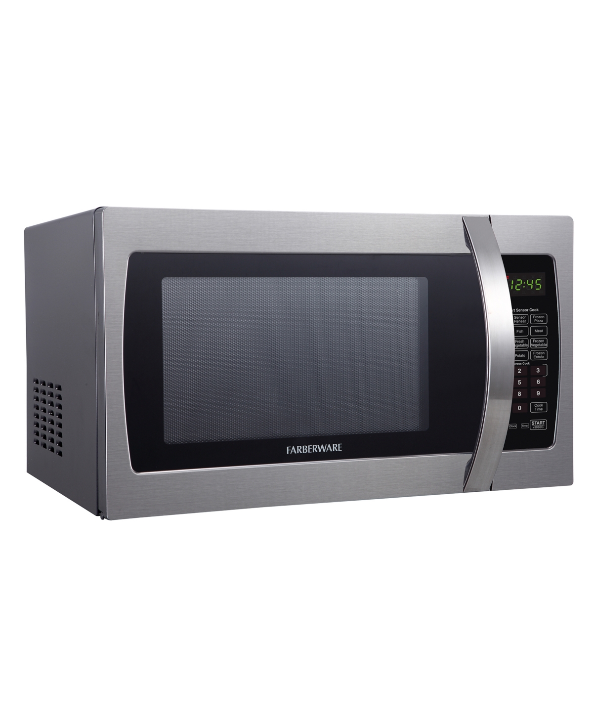 Farberware 1.3 Cu. Ft. Professional 1100-watt Microwave Oven With Sensor, Fmo13ahtbki In Silver