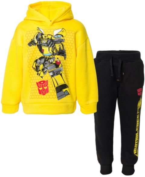 Детский комплект Transformers Toddler Boys 2-Piece Fleece Hoodie and Joggers Set, цвет: Жёлтый