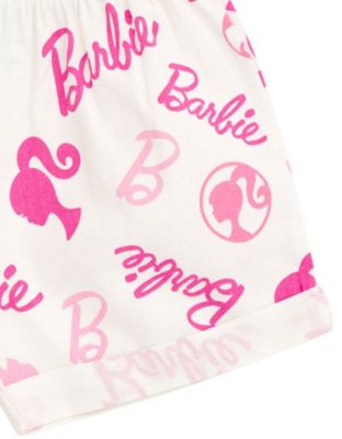 Toddler Girls Peplum T-Shirt and Shorts Outfit Set