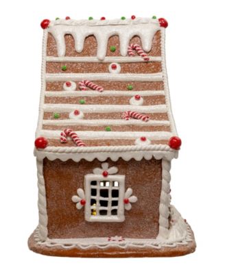 7.87-Inch Battery Operated LED Gingerbread House