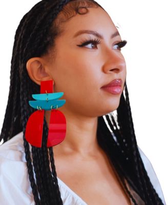 Geometric Dangle Earrings