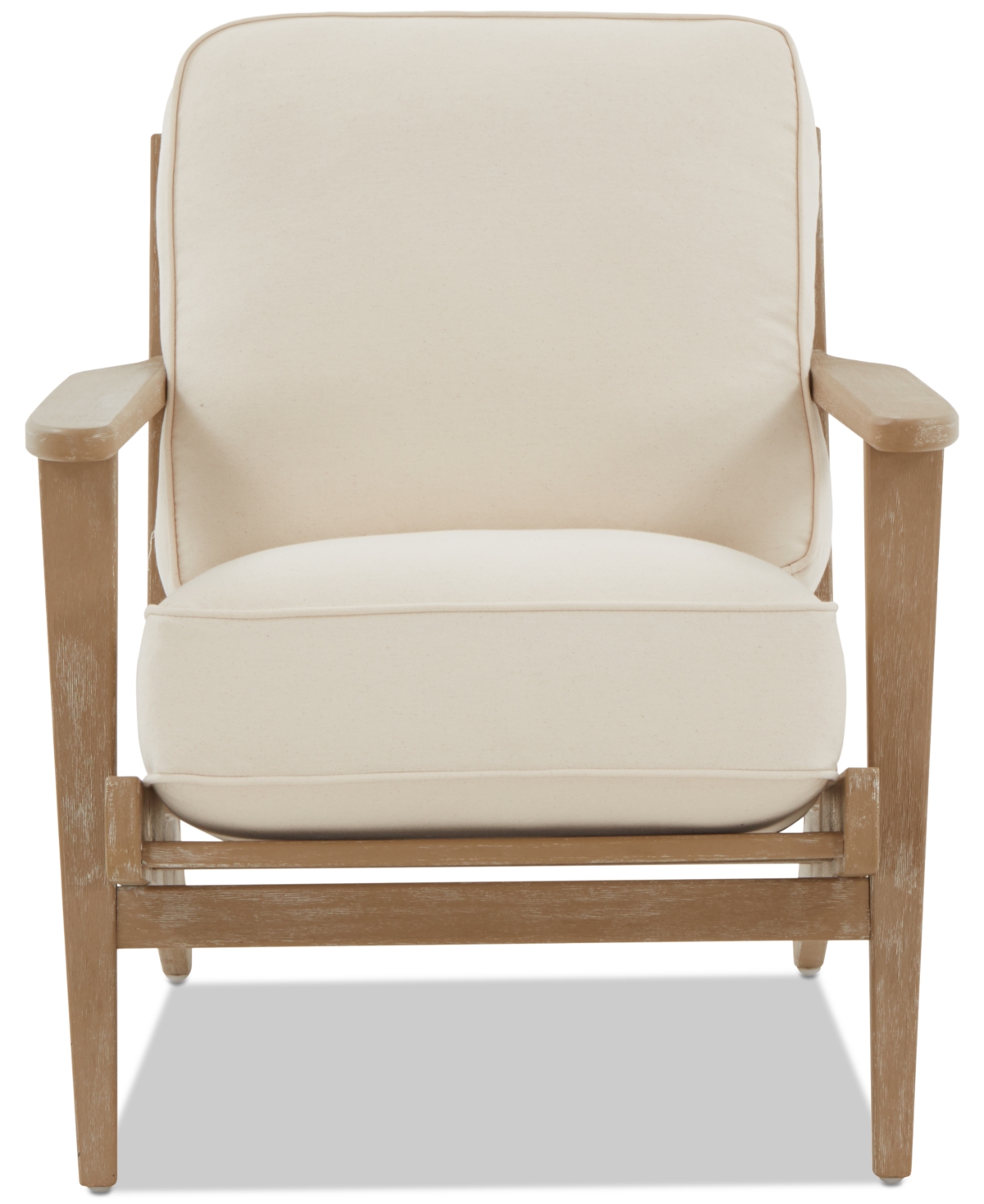 Macy's Keiffer 28" Accent Chair, Created For  In Lily Natural