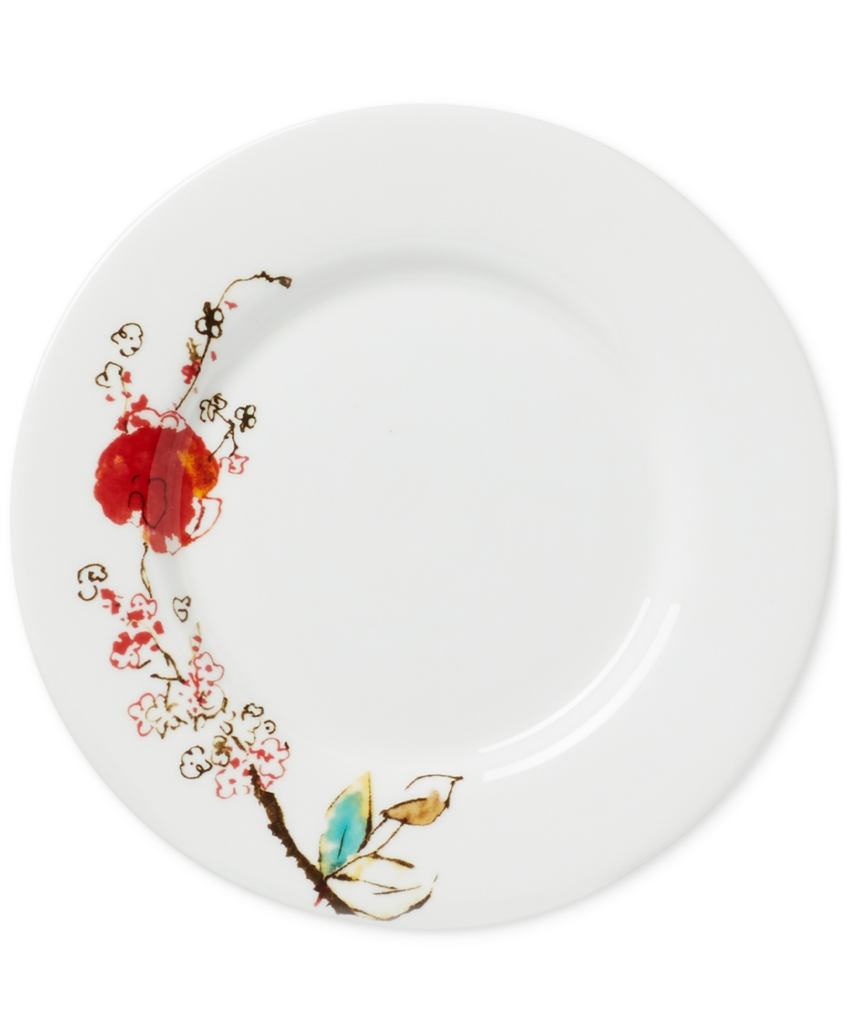 Lenox Chirp Saucers/appetizer Plates, Set Of 4 In White