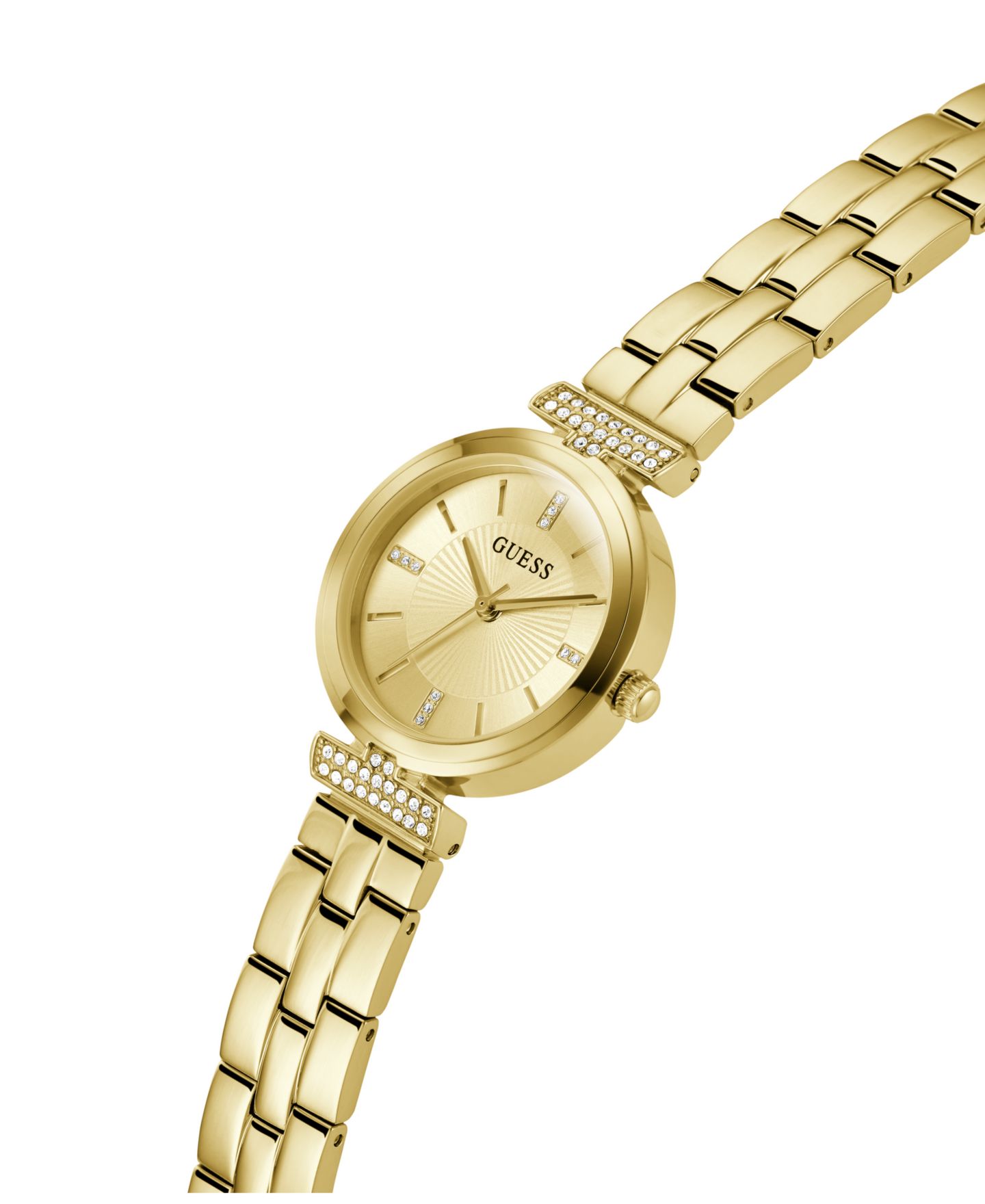 Женские часы GUESS Analog Gold Steel Watch 28mm — фото 3