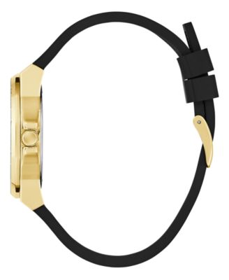 Women's Analog Black Silicone Watch 38mm