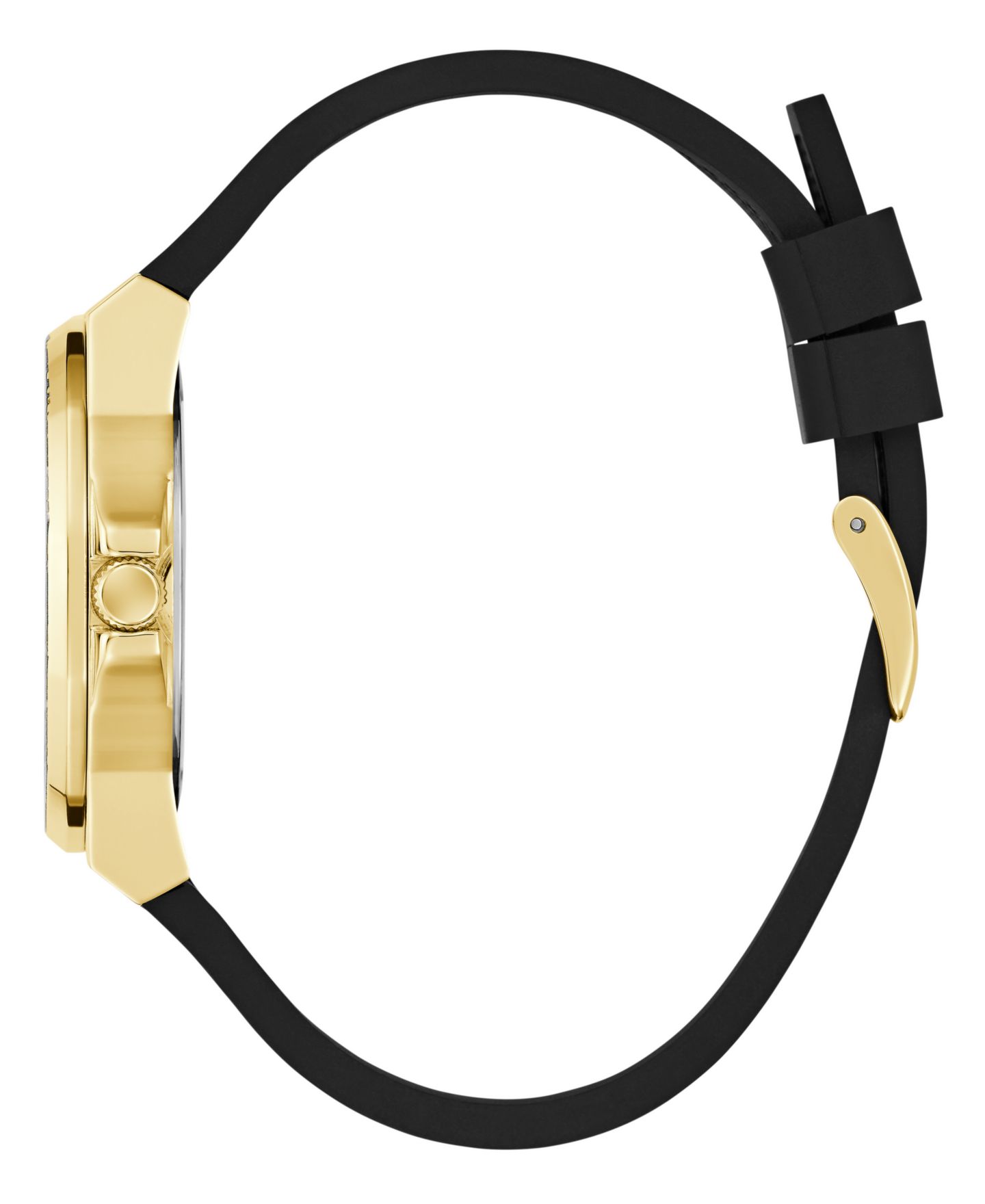 Женские часы GUESS Analog Black Silicone 38mm — фото 2