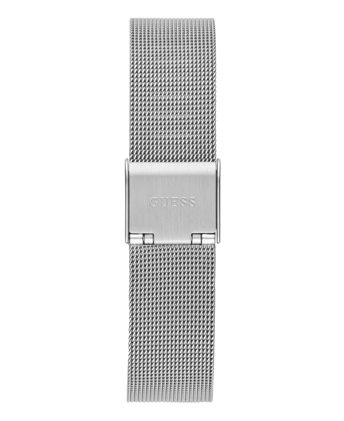 Guess Women's Analog Silver Mesh Watch 32mm In Silver