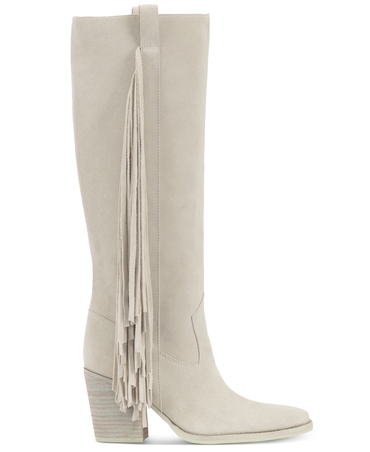 Vince Camuto Women's Pelia Wide-Calf Fringe Knee-High Cowboy Boots