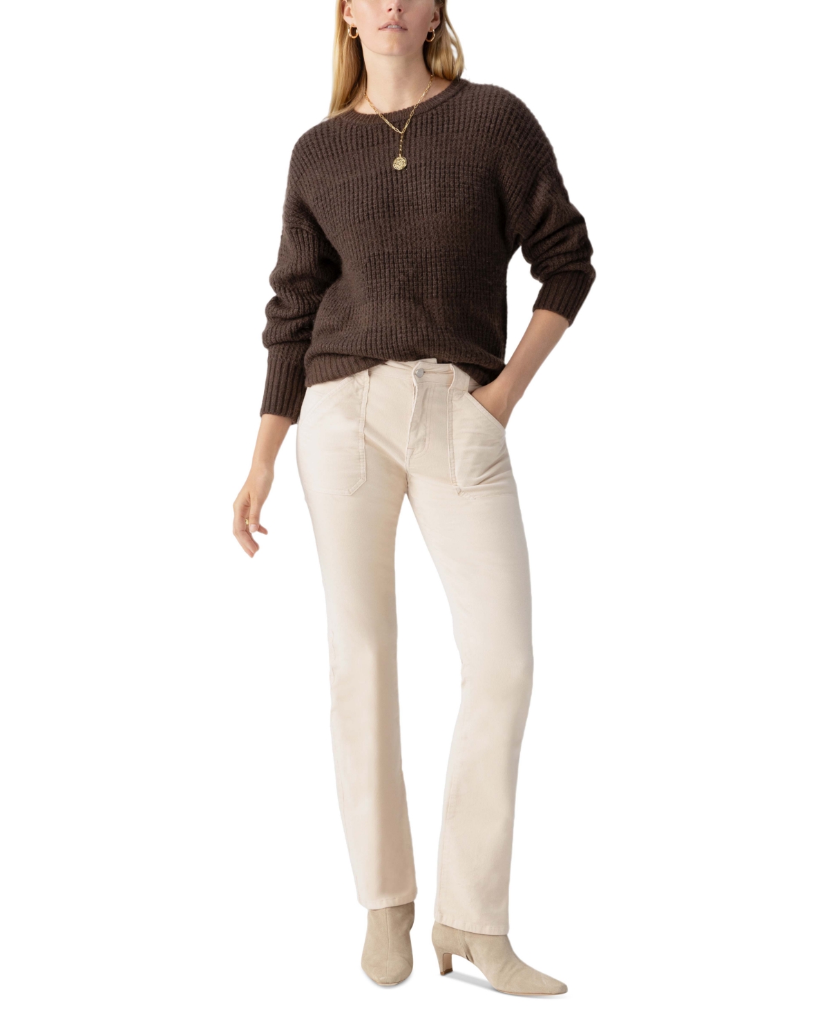 Sanctuary Women's Snow Bunny Crewneck Sweater