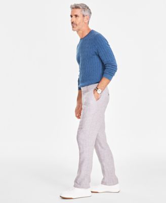 Men's Linen Cross-Dye Pants, Created for Macy's