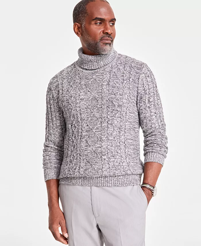 Men's Chunky Turtleneck Sweater - thumbnail 9