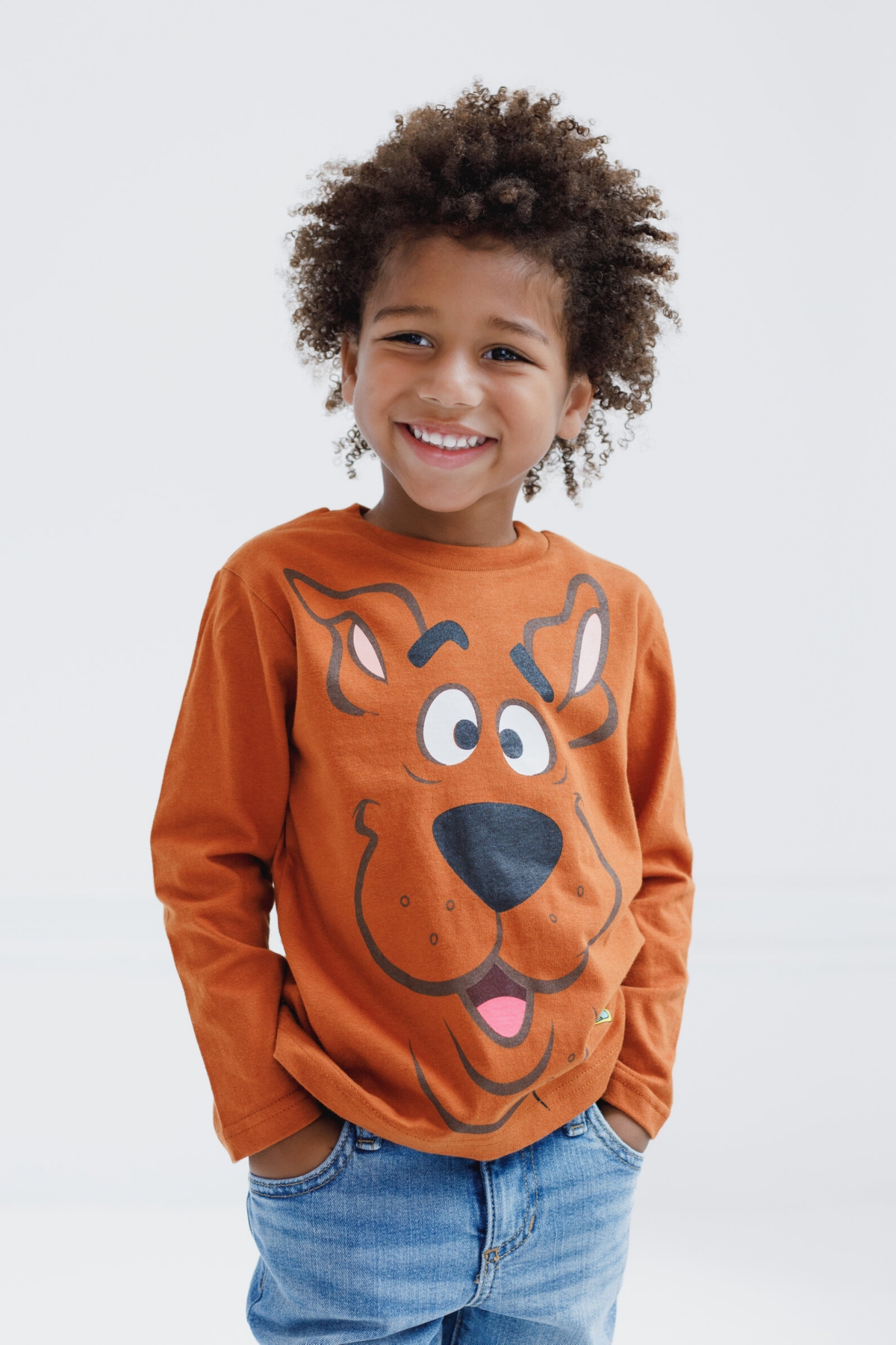 Scooby-Doo Boys Scooby Doo 2 Pack Long Sleeve T-Shirts to (2T - 14-16) -/ brown