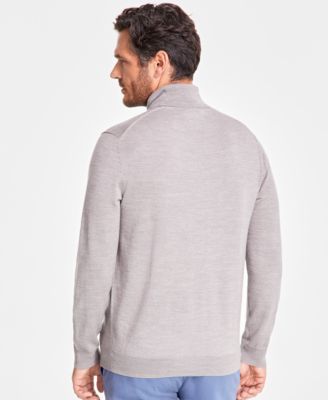Men's Merino Wool Blend Turtleneck Sweater, Created for Macy's 