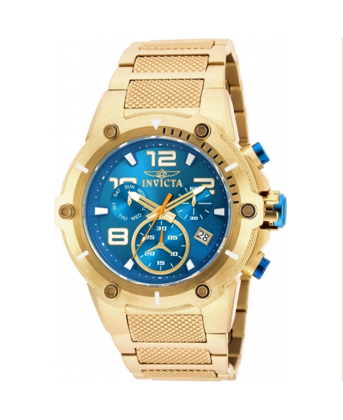 Invicta Men's Speedway Quartz Chronograph Blue Dial Watch