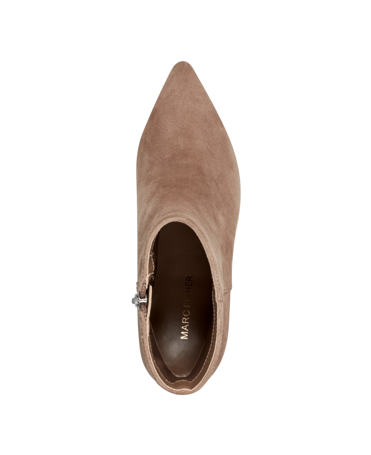 Marc Fisher Women's Glorry Pointy Toe Kitten Heel Booties In Brown