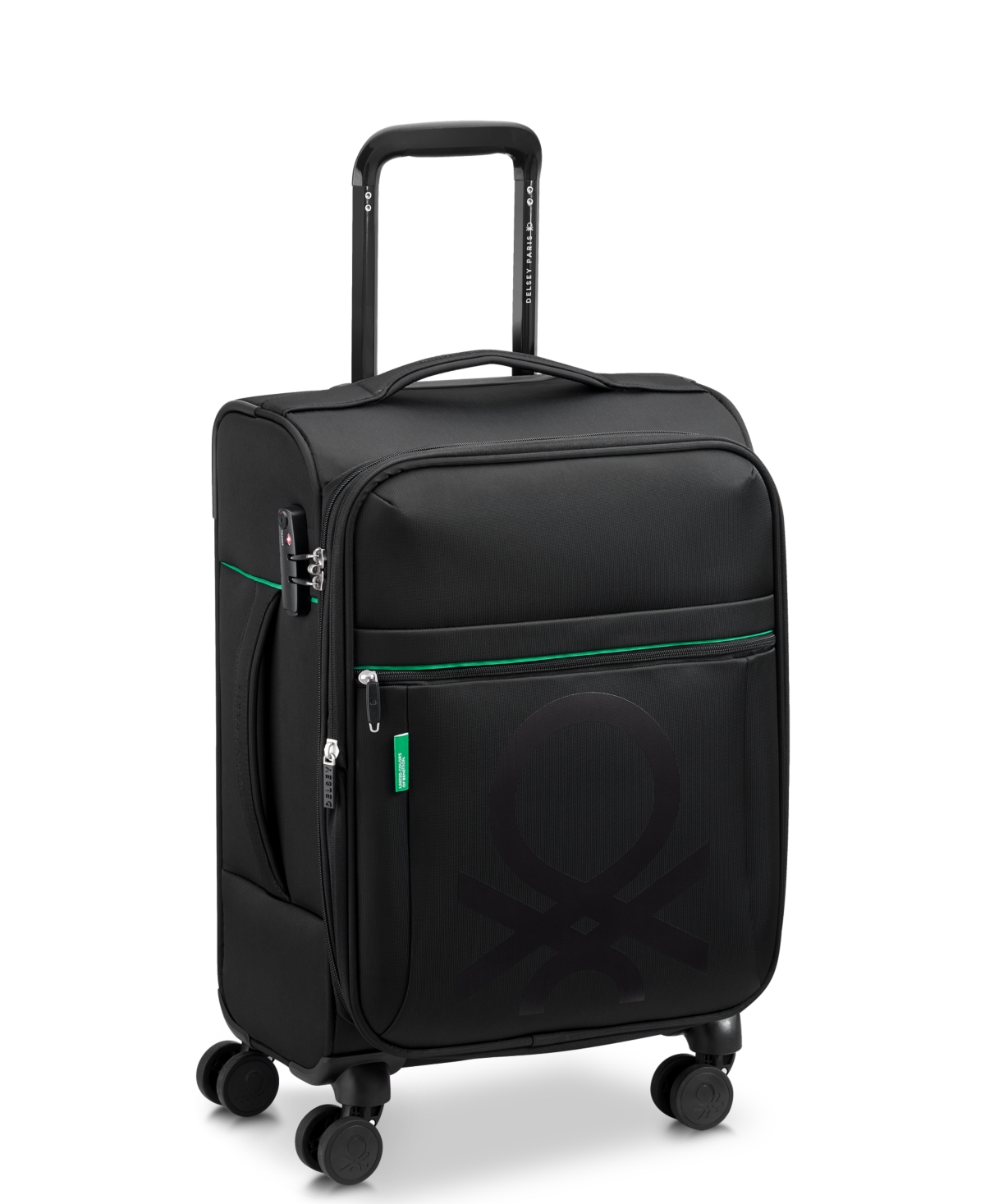 Shop Delsey Color Block 19" Carry-on Spinner In Navy