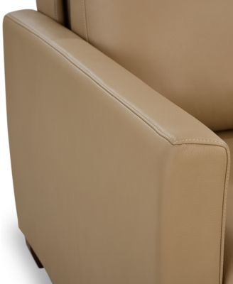 Naomi 63" Leather Today Full Sleeper Sofa