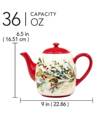 Christmas Gatherings Teapot
