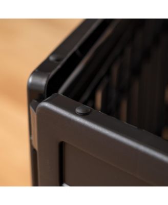 USA 34" Exercise 8-Panel Pet Playpen with Door, Dog Playpen, for Small, Medium, and Large Dogs, Keep Pets Secure, Easy Assemble, Fold It Down, Easy Storing, Customizable, Black