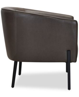 Niebee 31" Leather Accent Chair, Created for Macy's