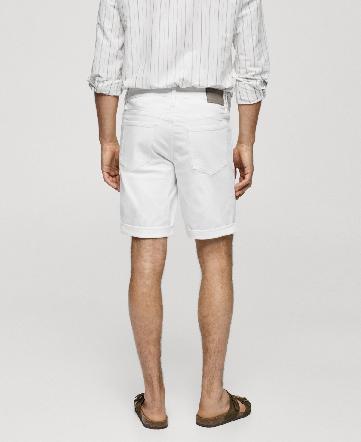 Mango Men's Denim Bermuda Shorts