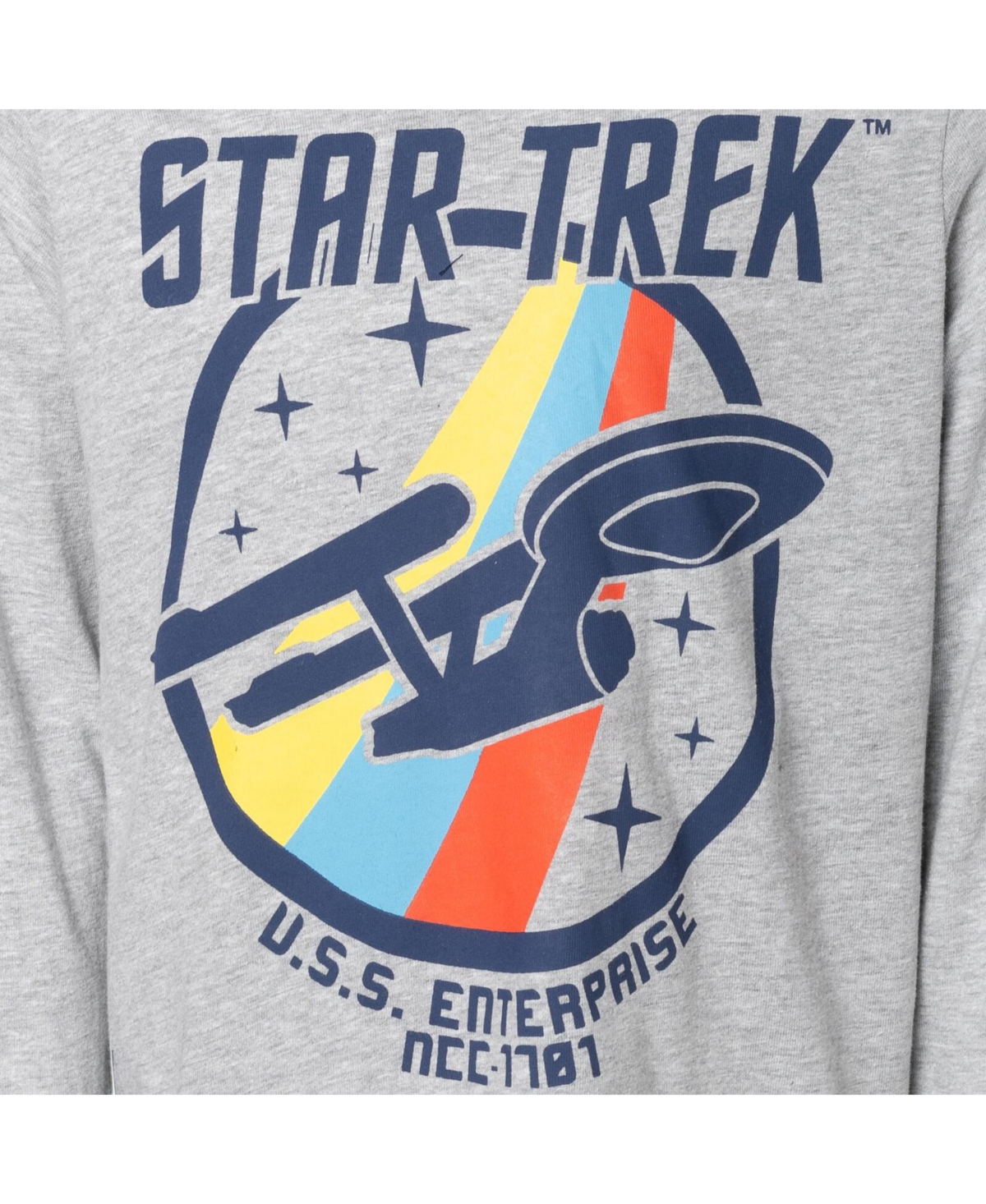 Star Trek Boys 2 Pack Graphic T-Shirts to Adult -/ blue youth