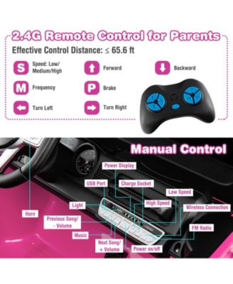 12V 2-Seat Licensed Kids Ride On Toyota FJ40 Car with 2.4G Remote Control