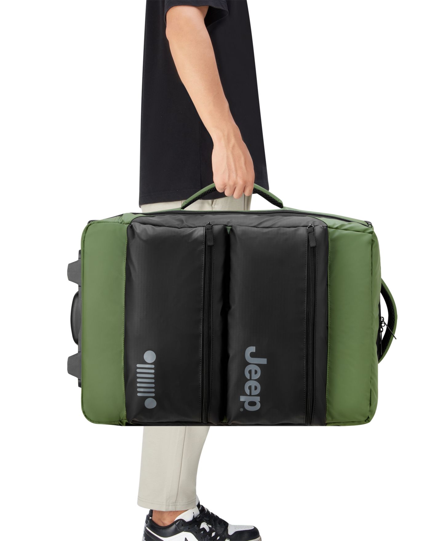 Сумка Jeep JS006B 20" Rolling Duffel, цвет: Чёрный — фото 12