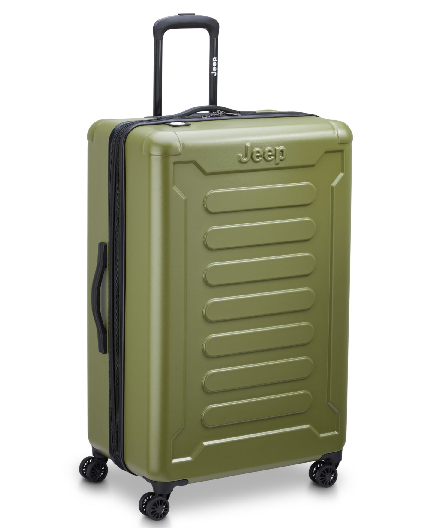 Сумка Jeep JH004C 28" Expandable 4-Double Wheels Upright Spinner, цвет: Avocado — фото 4