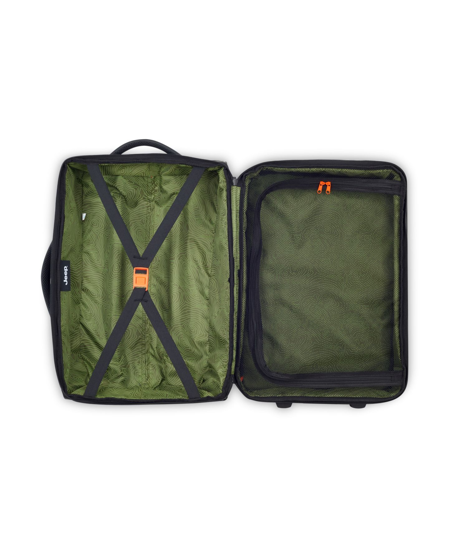 Сумка Jeep JS006B 20" Rolling Duffel, цвет: Чёрный — фото 4