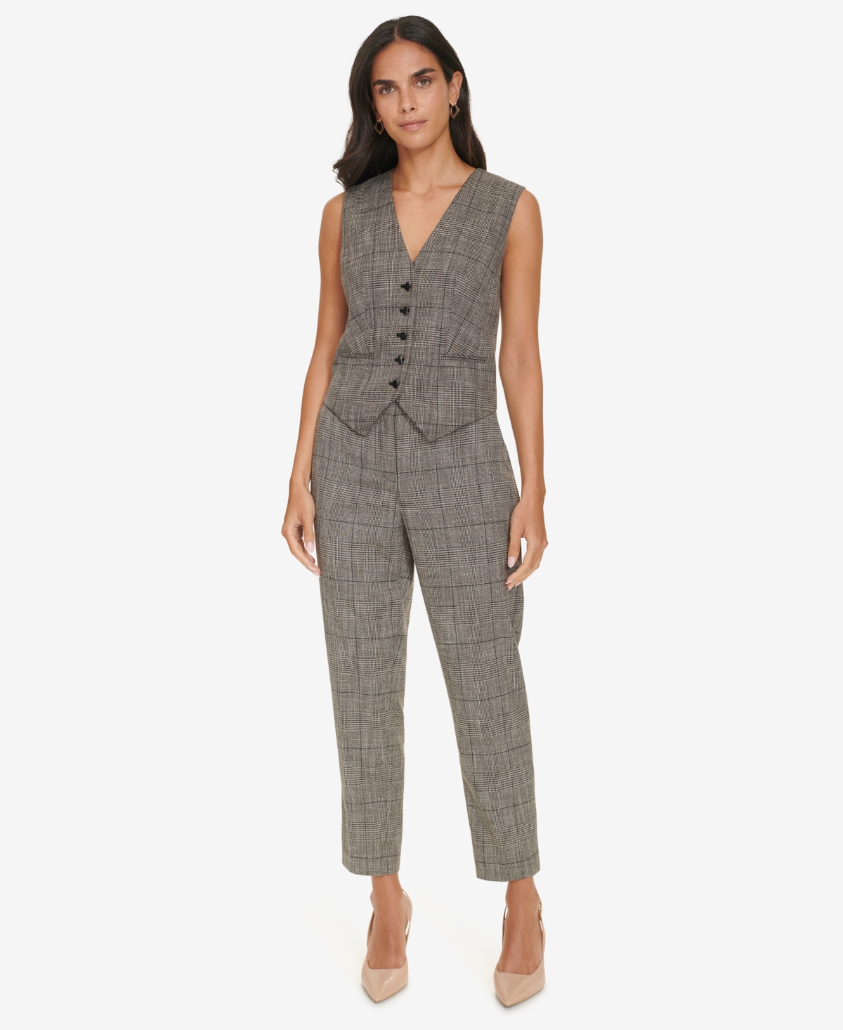 Calvin Klein Women's Houndstooth Ankle Pants