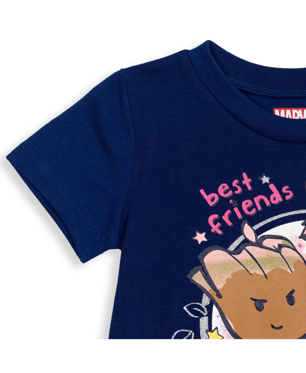 Marvel Girls T-Shirt and Leggings Outfit Set to (2T - 14-16) -/ rocket