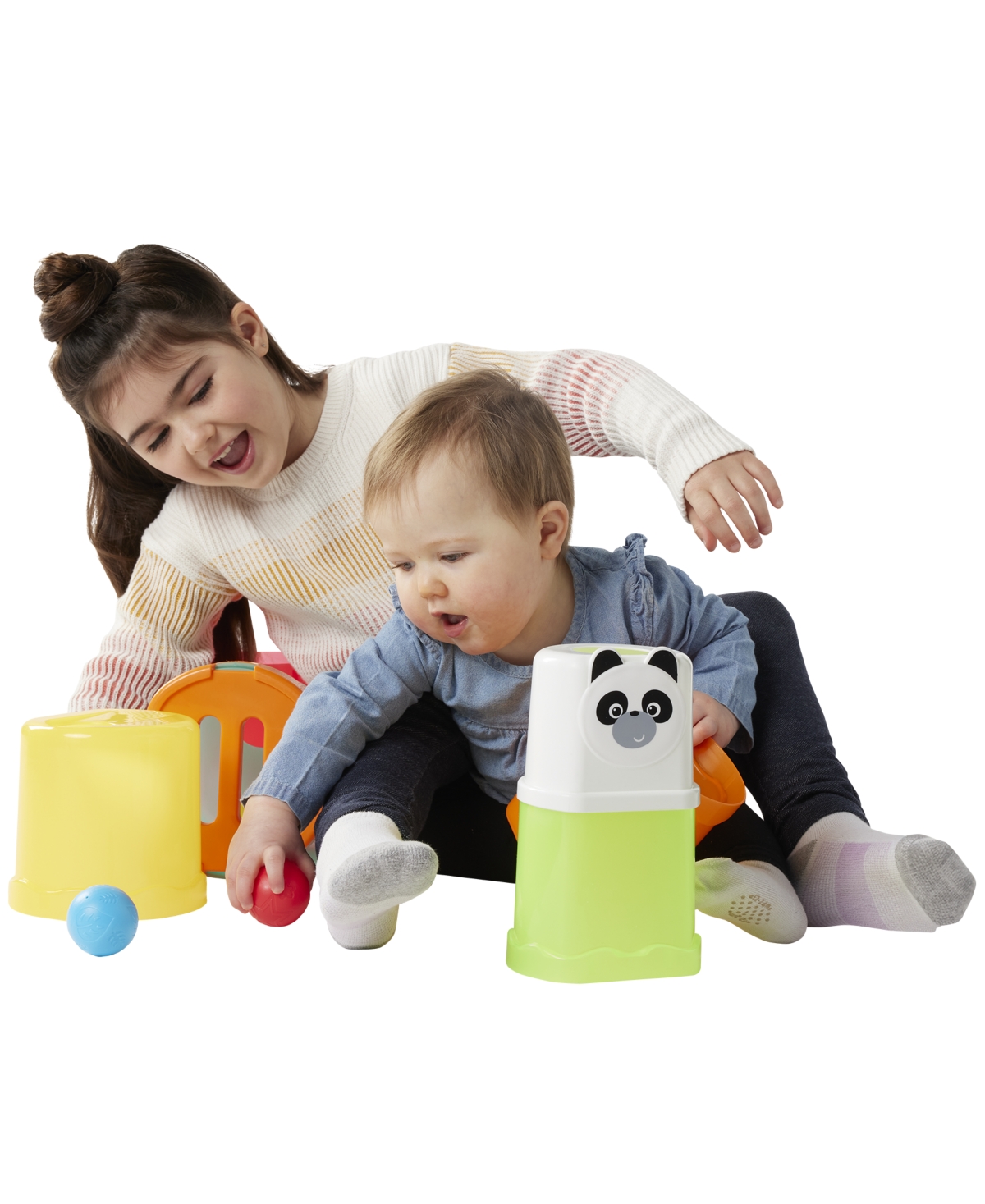 Imaginarium Drop And Roll Stacking Cups In Multi