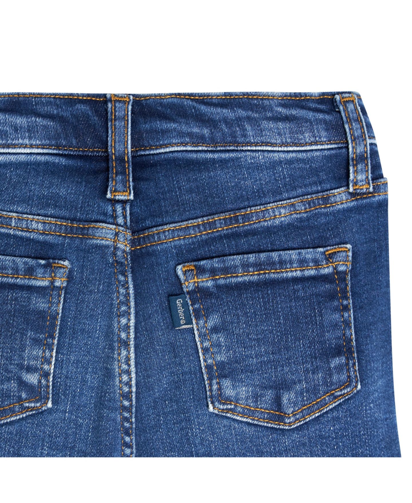 Джинсы Gerber Neutral Straight Fit для мальчиков-малышей, цвет: Синий — фото 7