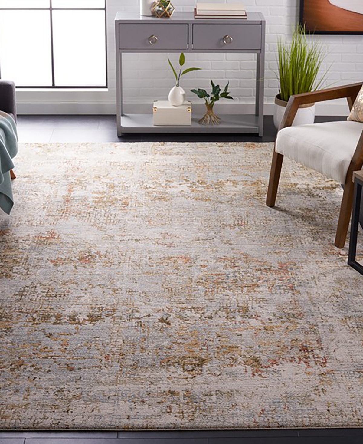 Safavieh Adrianna ADN202M 9'x12' Area Rug - Gold