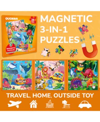20/24/36 Pcs Travel Magnetic Puzzles for Toddlers 3-5