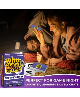 Who Knows Me Better? - Teens & Family Card Trivia Game | Fun Learning & Educational Questions for Teens & Families