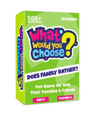 What Would You Choose - Family Card Game for Kids Ages 6-8