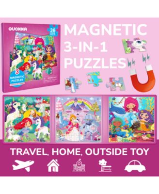 20/24/36 Pcs Travel Magnetic Puzzles for Toddlers 3-5