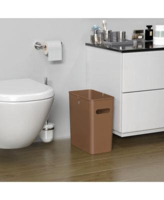 4.2 Gallon SlimGiant Plastic Set of 2 Wastebasket with Handles