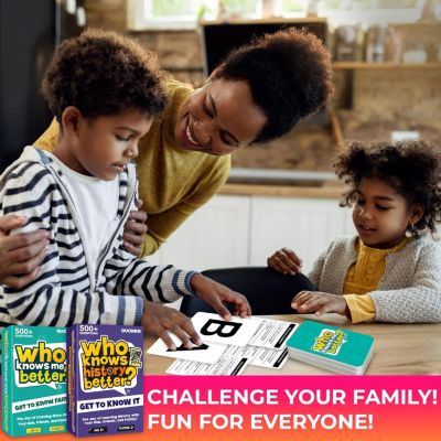 Who Knows Me Better? - Teens & Family Card Trivia Game | Fun Learning & Educational Questions for Teens & Families