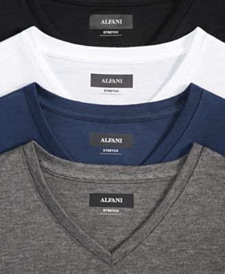 Men's Travel Stretch V-Neck T-Shirt, Created for Macy's 
