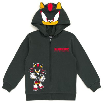 Sega Little Boys Sonic The Hedgehog Fleece Zip Up Hoodie