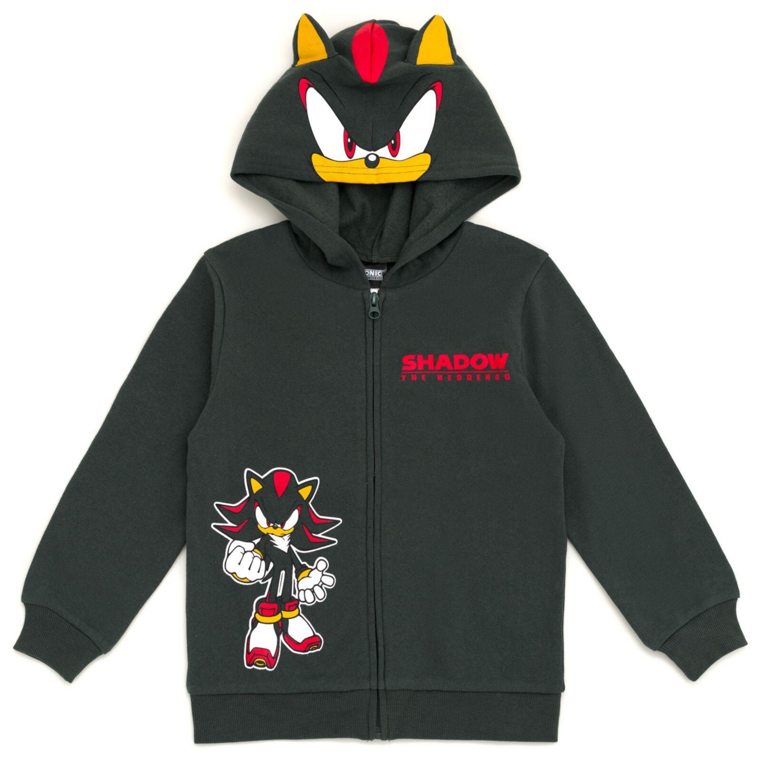 Little Boys Sonic the Hedgehog Fleece Cosplay Zip-Up Hoodie
